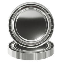 PAPPTELLER 16-teiliges Set 23 cm Silber - Silberfarben, Karton (22.9/1/22.9cm)