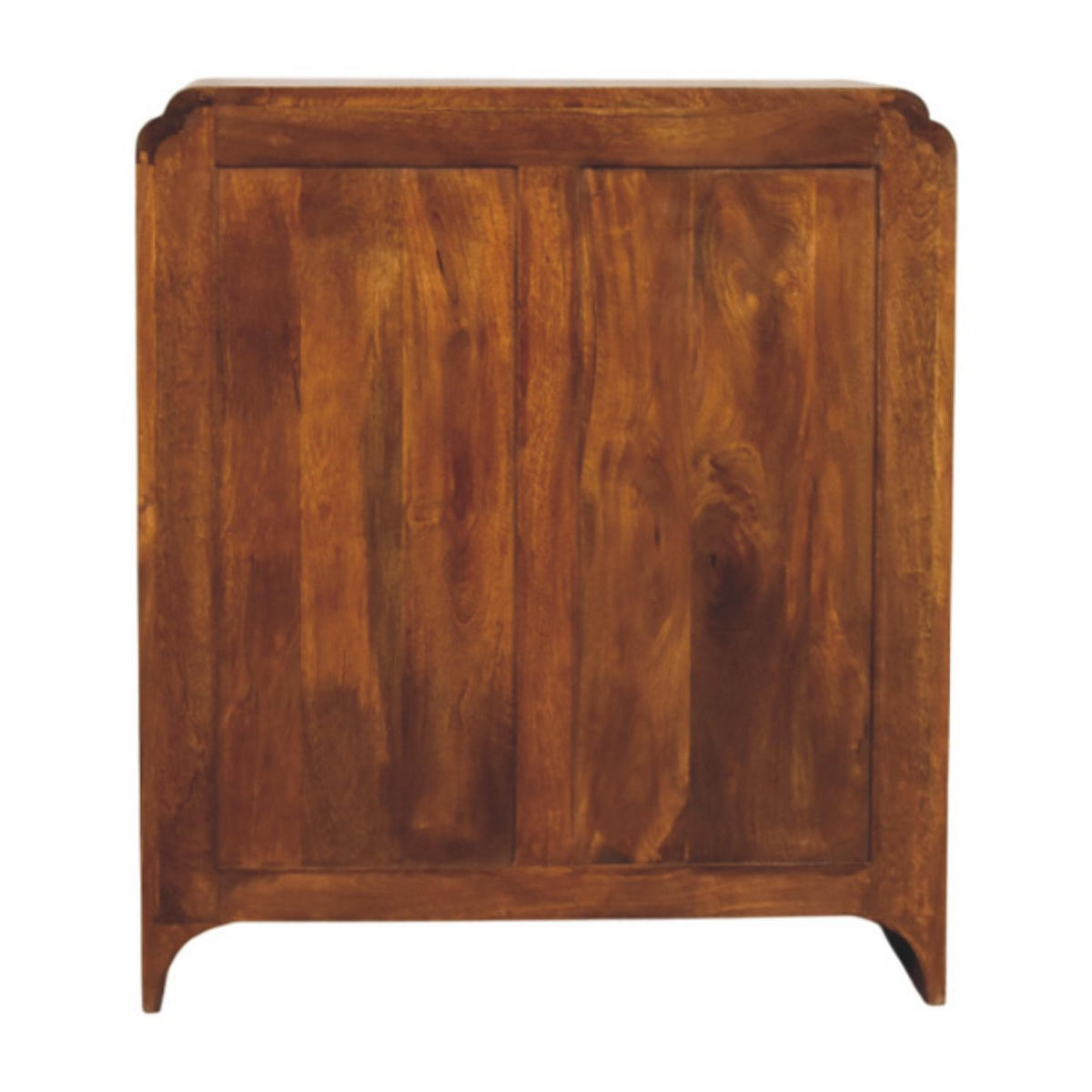 SIDEBOARD Rich-Kastanien-Finish, 2 Regale innen, Braun - Braun, Holz (35/80/70cm) - Artisan Furniture