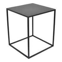 BEISTELLTISCH Aron Schwarz - Schwarz, Metall (38/38/40cm) - LOFT42
