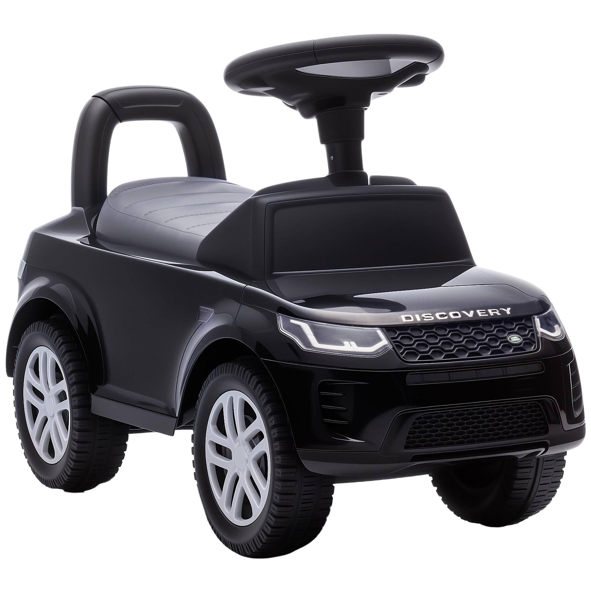 KINDER-RUTSCHAUTO Kunststoff Stahl Schwarz - Schwarz, Kunststoff (65.5/28/42cm) - AIYAPLAY