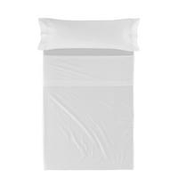 BETTWÄSCHE 2er-Set teiliges basic 180x270 cm weiss - Weiß, Textil (180/270cm) - Happy Friday