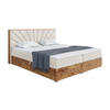 BOXSPRINGBETT Lofty 7 H3 - Creme, Holzwerkstoff (120/200cm) - Meblini
