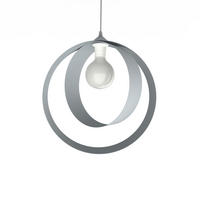 HÄNGELEUCHTE Nucleo - Grau, Metall (7/40/40cm) - Lumicom