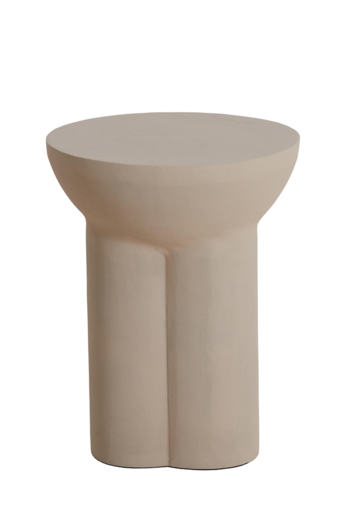 BEISTELLTISCH Polinna Braun Ø39/50 cm - Braun, Metall (39/39/50cm) - Light & Living