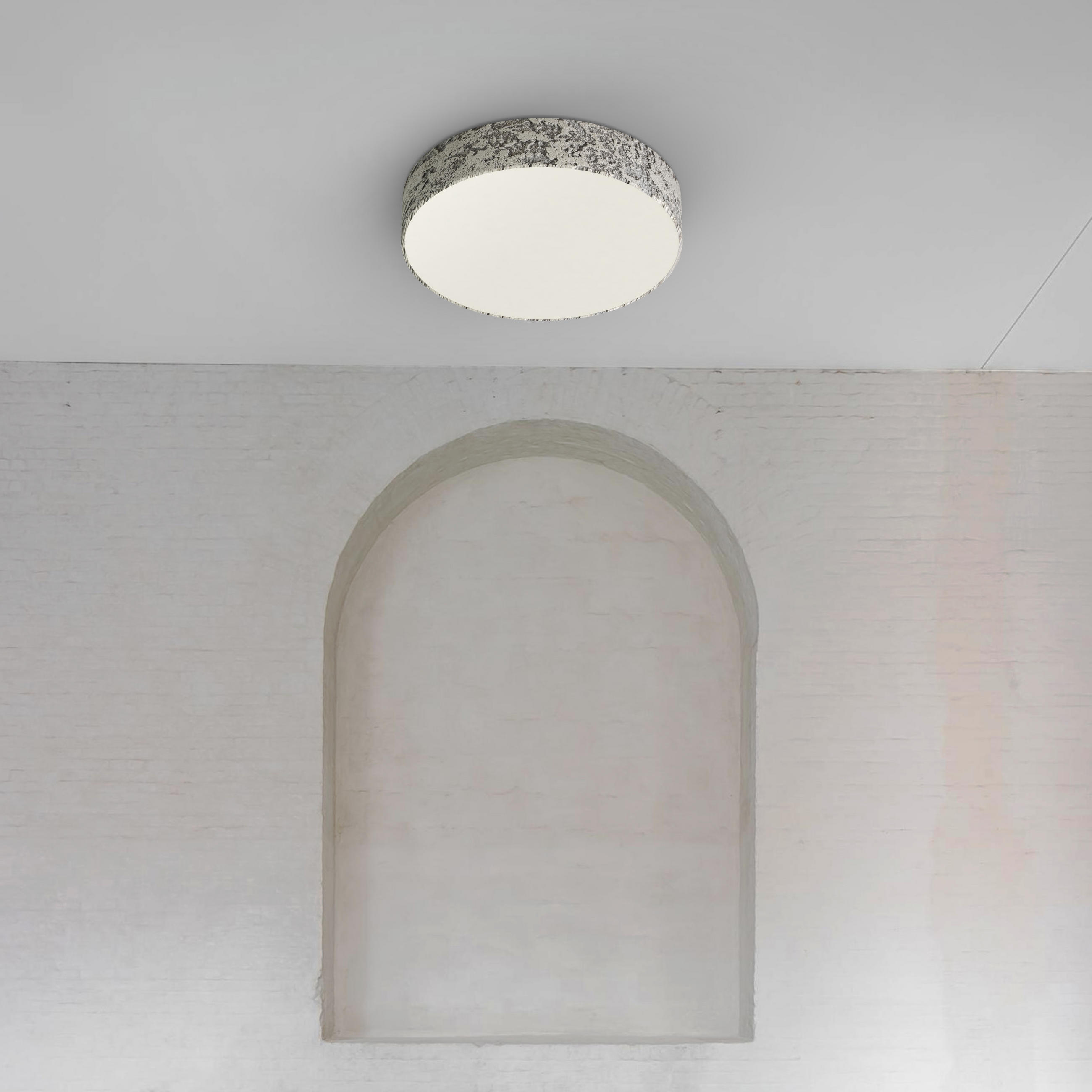 LED-DECKENLEUCHTE - Grau, Metall (50/50/8cm) - Lumicom