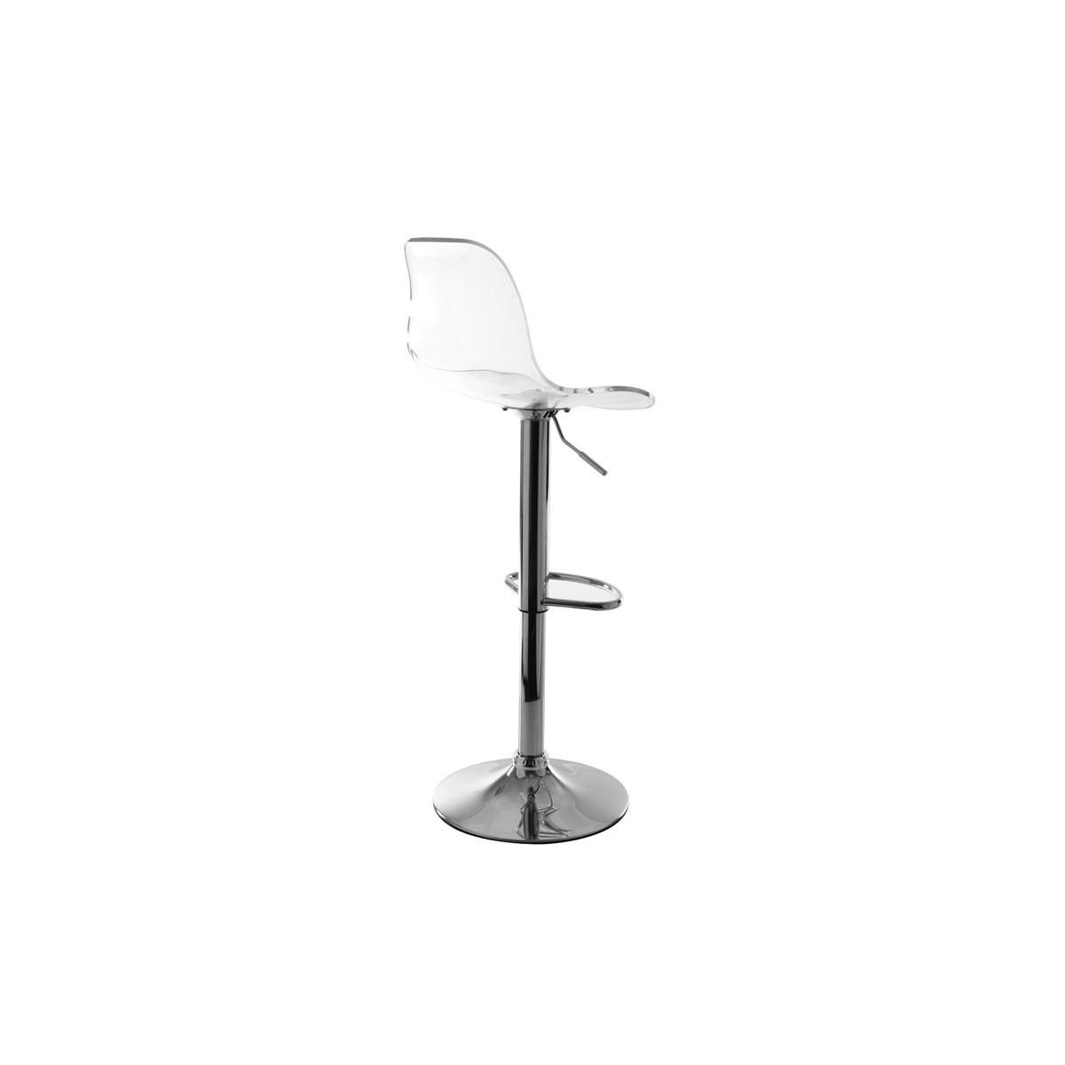 BARHOCKER Design GALILEO Transparent - Transparent, Kunststoff (45.5/107/38cm) - Miliboo