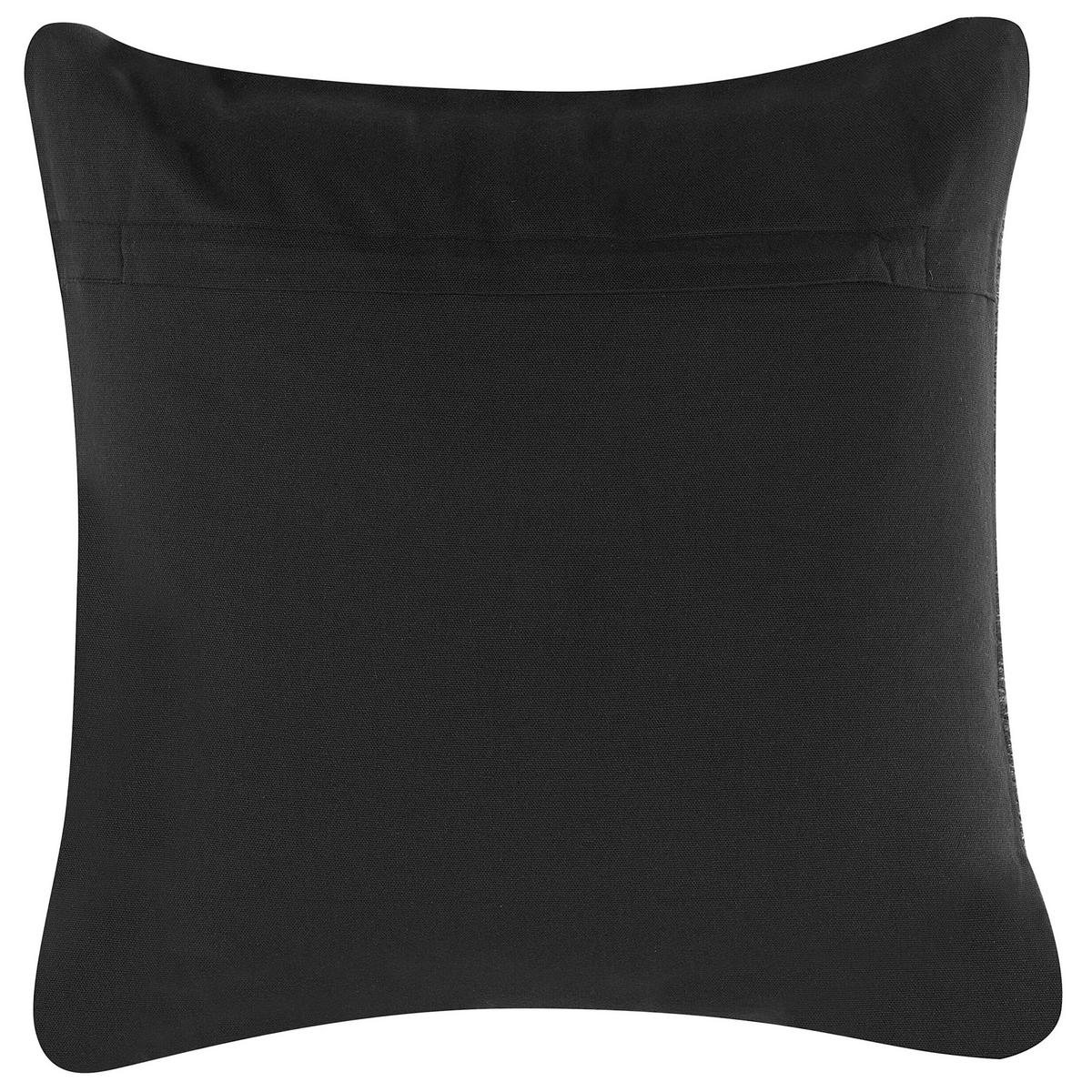 DEKOKISSEN 2er-Set Dunkelblau 45/45 cm Konni - Dunkelblau/Grau, Naturmaterialien/Textil (45/45cm) - Beliani