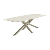 GARTENTISCH Concord 200x100x75cm, Stein, Taupe - Taupe, Stein (100/200/75cm) - dasmöbelwerk