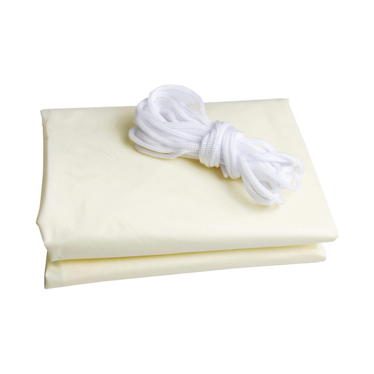 SONNENSEGEL Creme Weiß 300/300/1 cm - Weiß, Kunststoff (300/300cm) - Mobili Rebecca