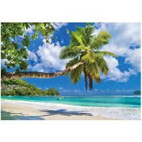 FOTOTAPETE Strand Meer 350x250 - Multicolor, Papier (350/250cm) - Wallarena