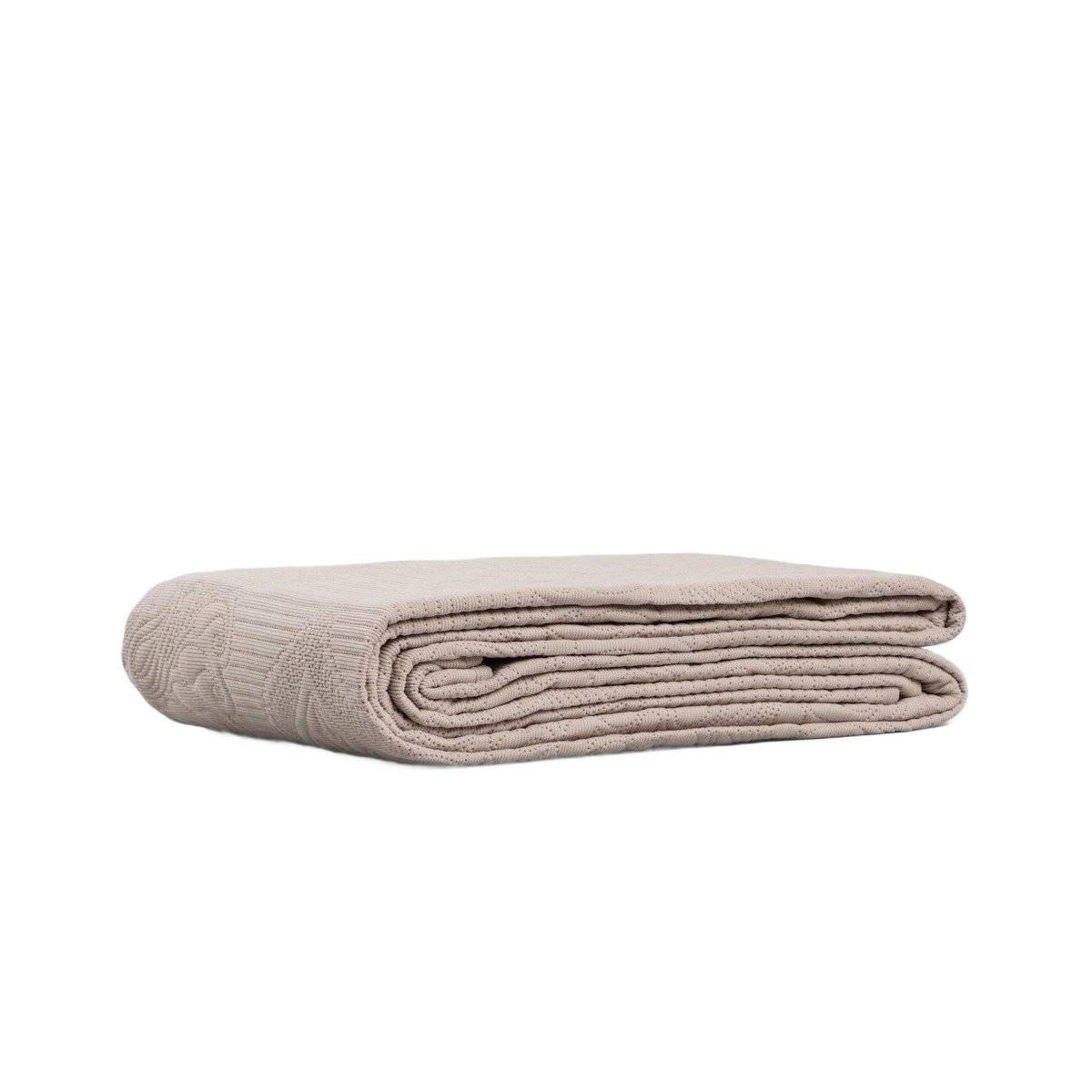 TAGESDECKE Lipari beige 200/220 cm - Beige, Textil (200/220cm) - Homla