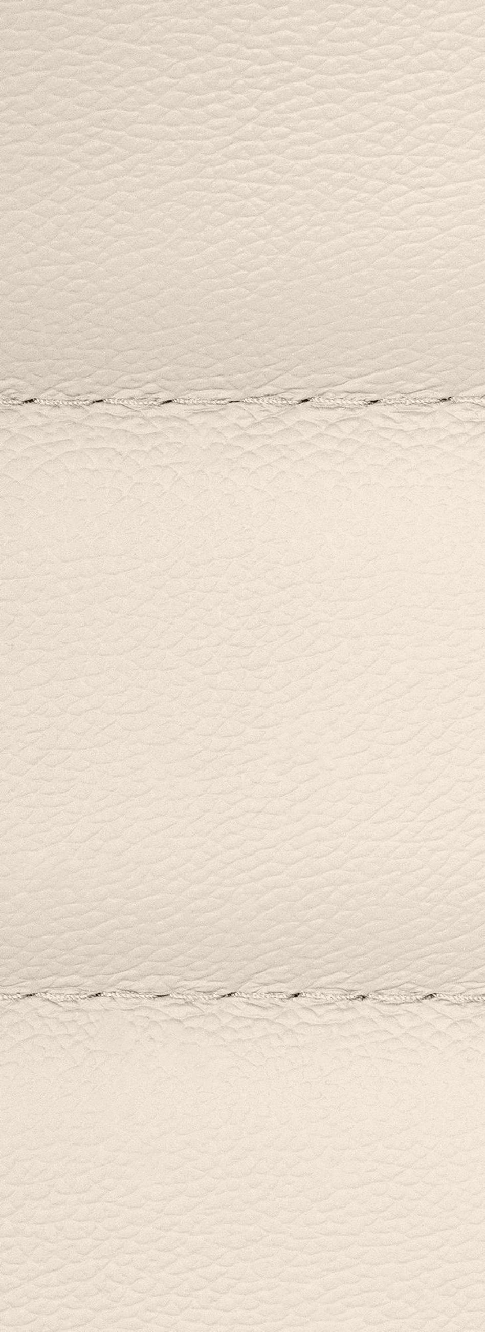 BÜROSTUHL Kaelis Echtleder creme - Chromfarben/Creme, Leder/Metall (56/112/61cm) - TPFLiving
