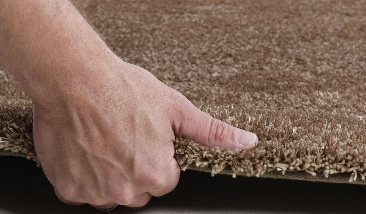 HOCHFLORTEPPICH Alessia 120x180 cm - Cappuccino, Textil (120/180cm) - Gino Falcone