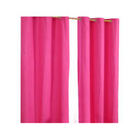 ÖSENVORHANG blickdicht 2er-Set, 137/228 cm - Pink, Textil (137/228cm) - Homescapes