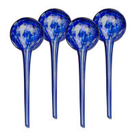 4XBEWÄSSERUNGSKUGEL - Blau, Glas (9/30/9cm) - Relaxdays