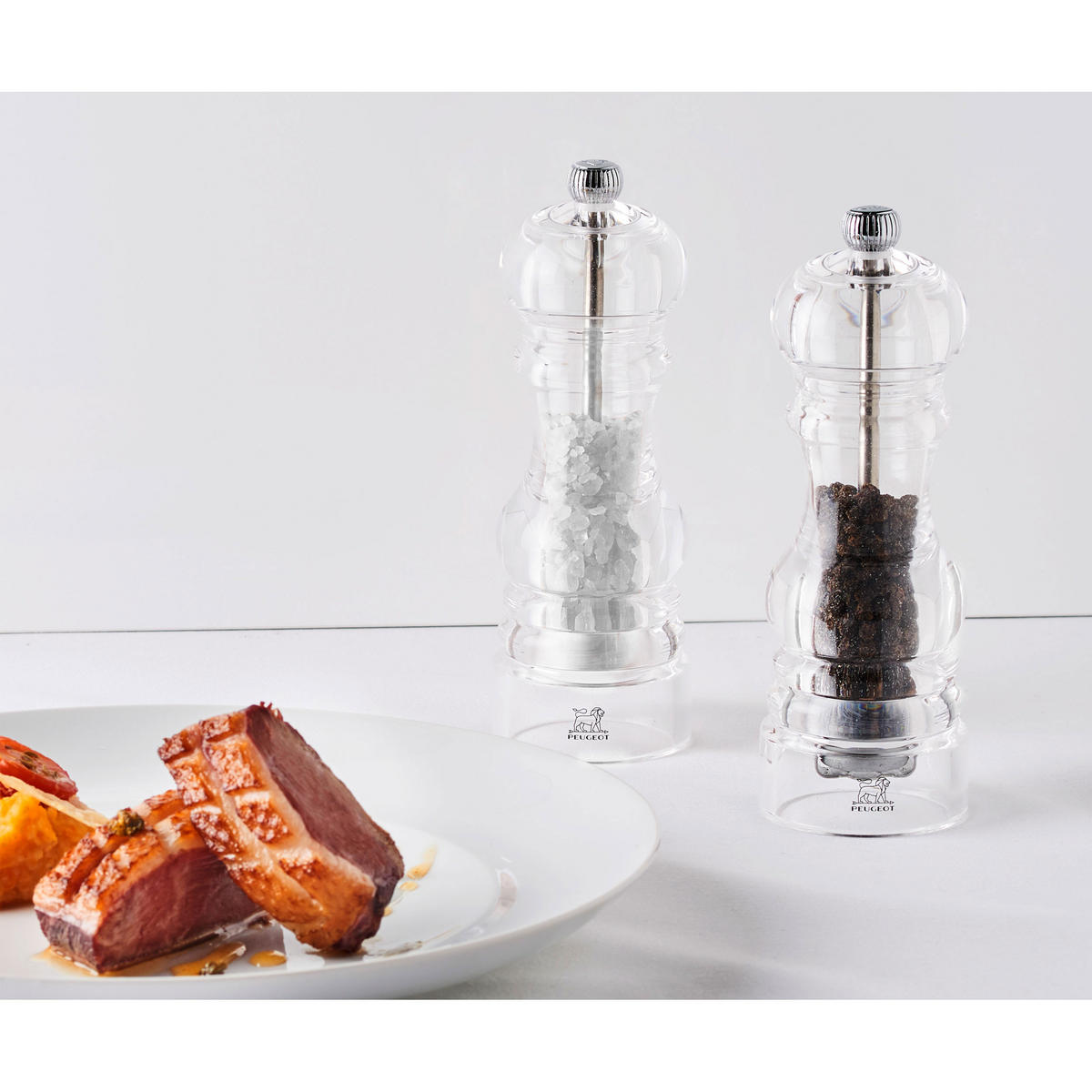 PFEFFERMÜHLE Nancy 18cm Acryl Stahlmahlwerk - Transparent, Kunststoff (5.9/18/5.9cm) - PEUGEOT