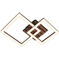 LED-DECKENLEUCHTE 31.5/31.5/7.5cm - Schwarz, Metall (31.5/31.5/7.5cm) - Nettlife