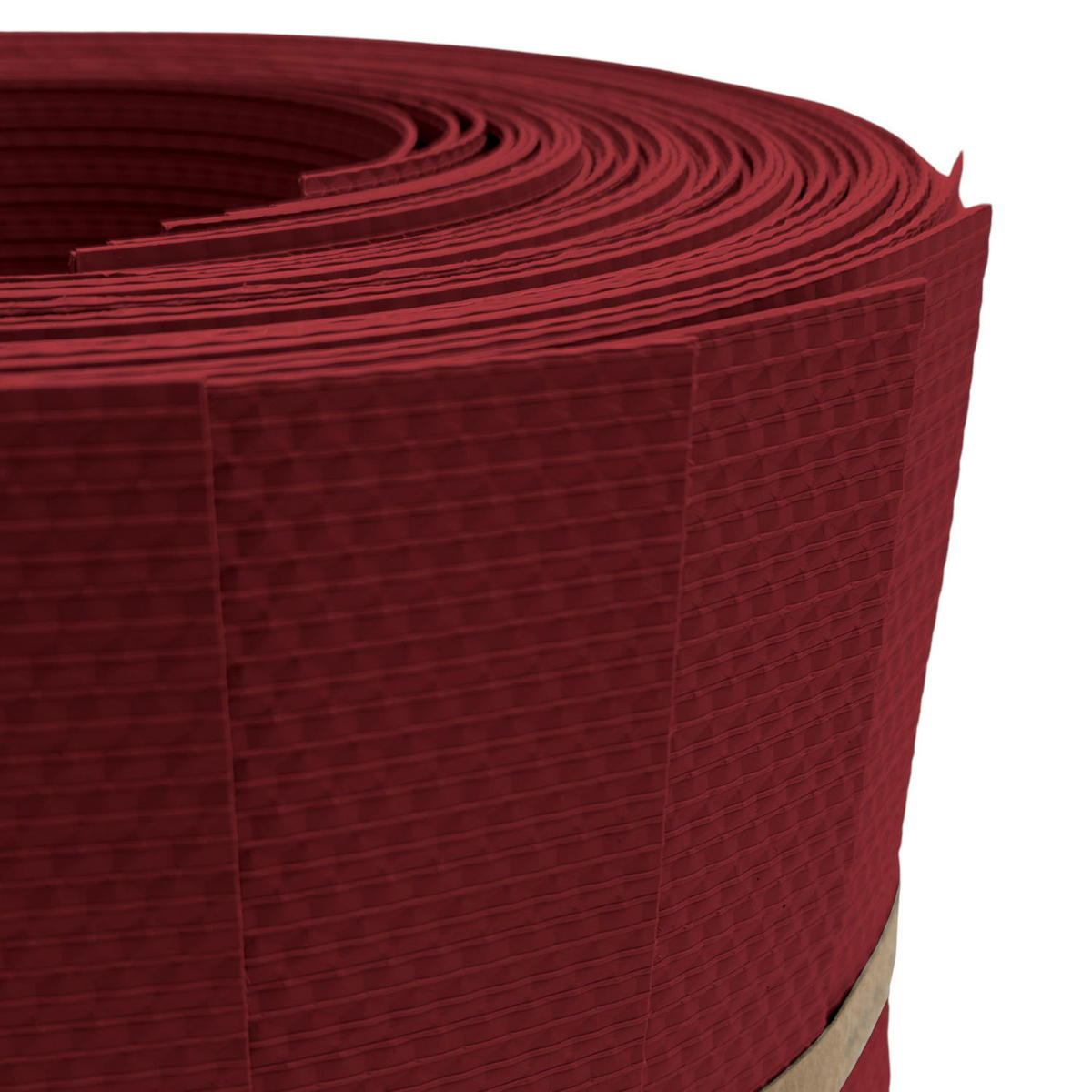 SICHTSCHUTZSTREIFEN Delux-R Einzelstreifen Wabenstruktur Bordeauxrot 10x 2,55m - Bordeaux, Kunststoff (255/19cm) - ZAUN|ZU