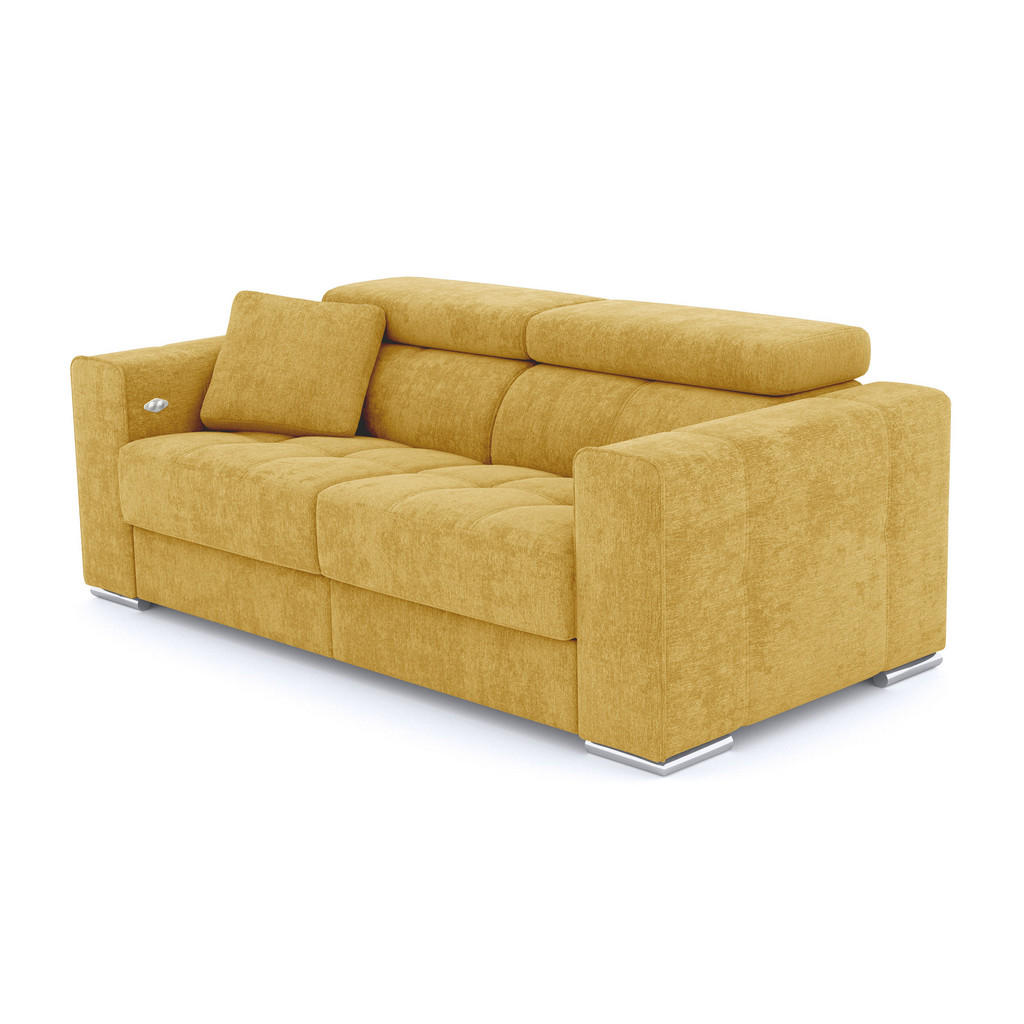 Thumbnail - Courtois Laville Sofa, Honig, Textil, 3-Sitzer, Rechteckig, 204x80x102 cm, Wohnzimmer, Sofas & Couches, Sofas, Heimkino ...