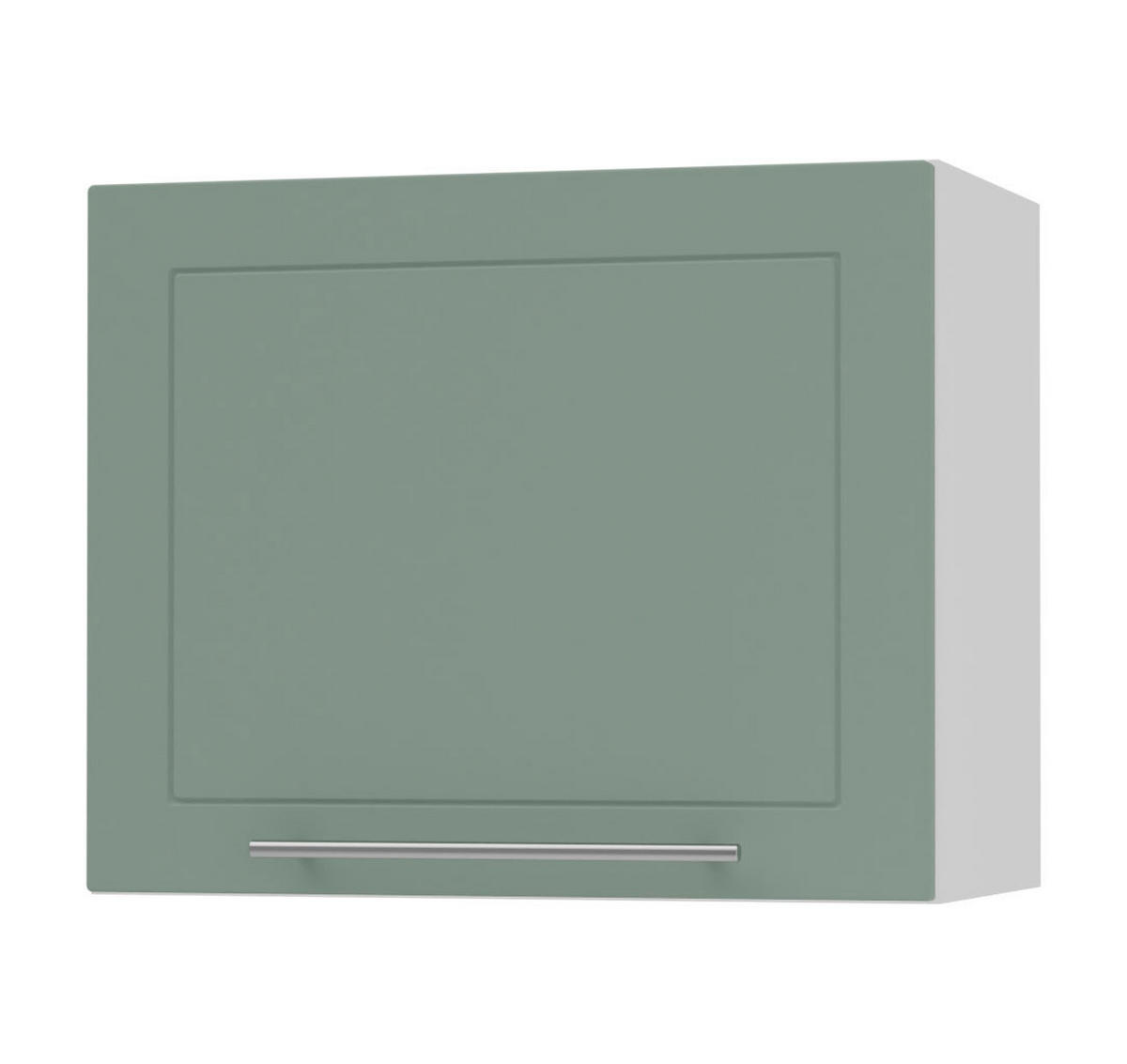 KLAPPHÄNGESCHRANK Kvantum W8/60 Mint Matt / Weiß Matt 60 / 32,5 / 50cm - Weiß/Mintgrün, Holz/Holzwerkstoff (60/50/32.5cm) - Feldmann-Wohnen