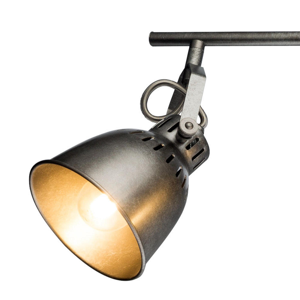 DECKENLEUCHTE Balken Grau Metall - Grau, Metall (83/11.5/21.6cm) - Globo Lighting