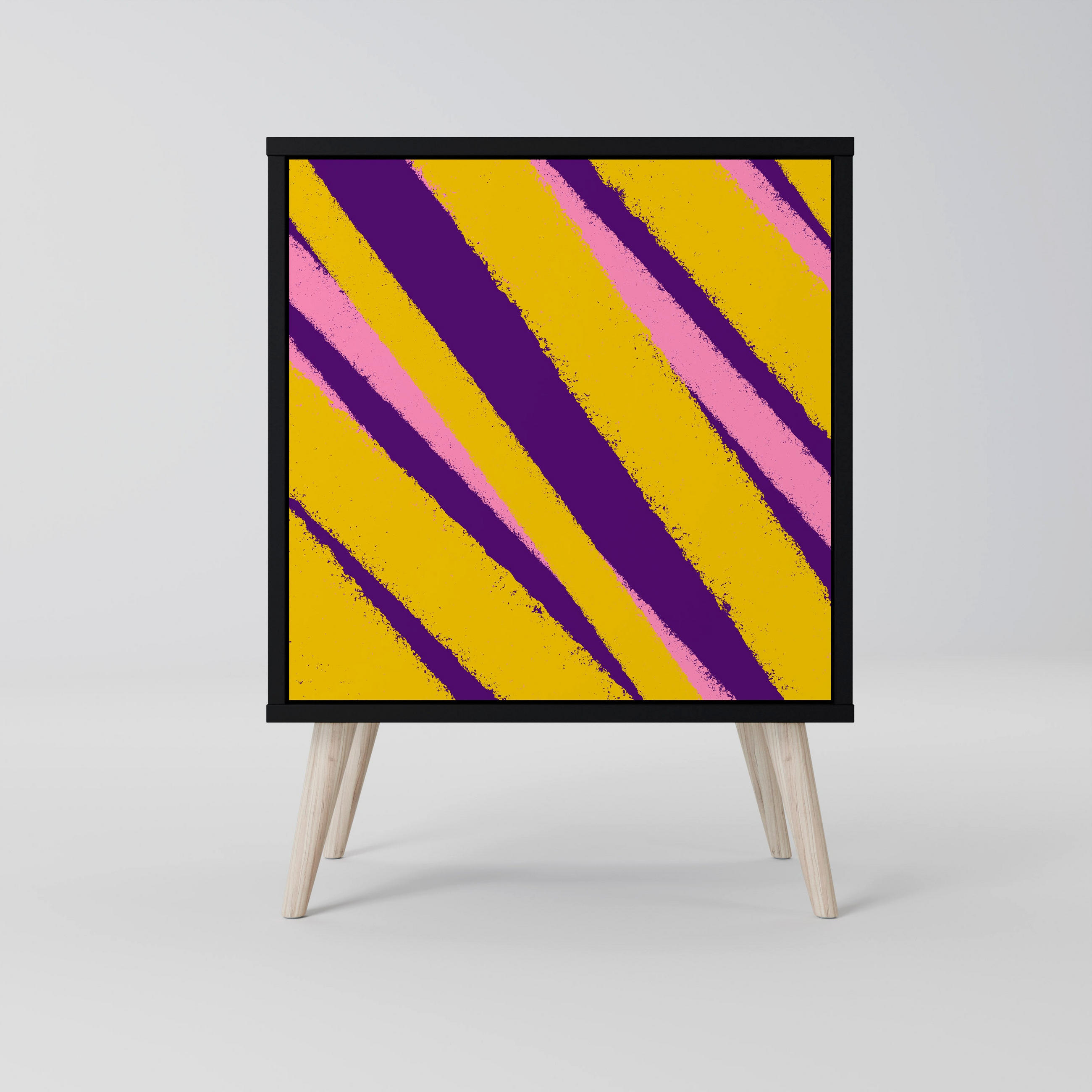 SpaceRebels Sideboard Schwarz 57.5x77.5x42 cm