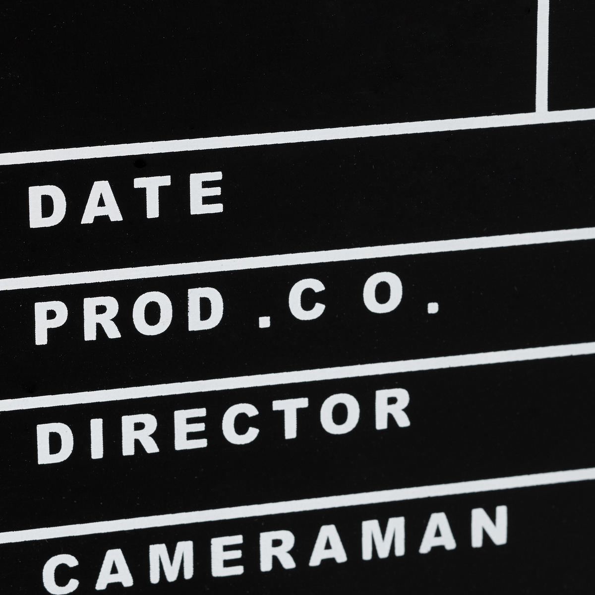 FILMKLAPPE - Schwarz, Holzwerkstoff (30/26/1.5cm) - Relaxdays