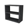 KÜCHENREGAL Hjo - Schwarz, Holzwerkstoff (43.5/40/20cm) - [en.casa]