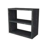 KÜCHENREGAL Hjo - Schwarz, Holzwerkstoff (43.5/40/20cm) - [en.casa]