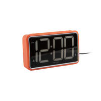 WECKER New Retro 16/4/9 cm - Orange, Kunststoff (4/9/16cm) - Karlsson
