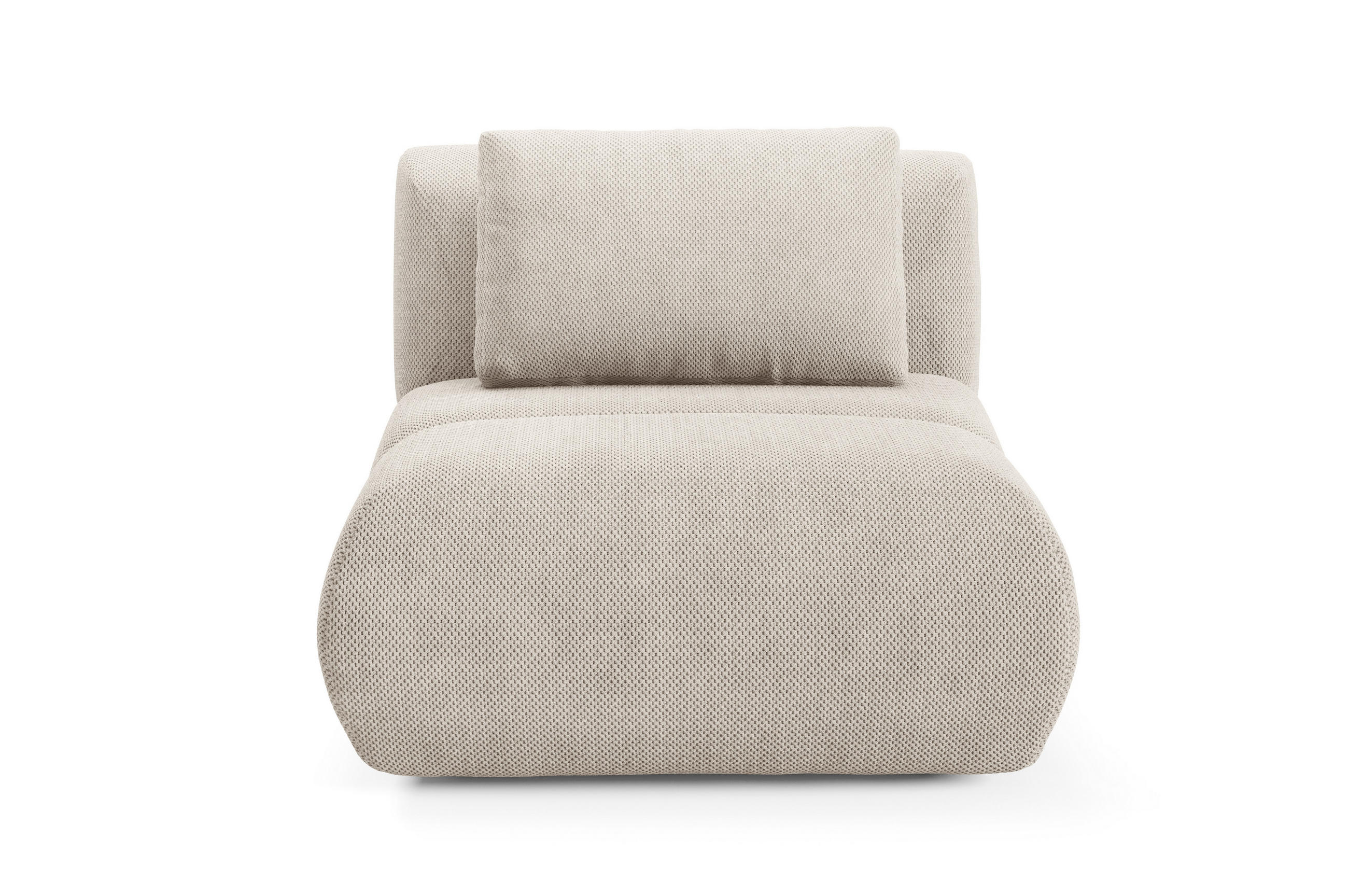 SESSEL ATOMO, Modern Polstersessel Loungesessel, Velours-Stoff Beige - Beige, Holz/Metall (98/82/134cm) - MASSENO