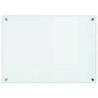 KÜCHENRÜCKWAND Glas 70x50 cm Weiß Wand-Spritzschutz - Weiß, Glas (70/50/0.6cm) - DELUKE