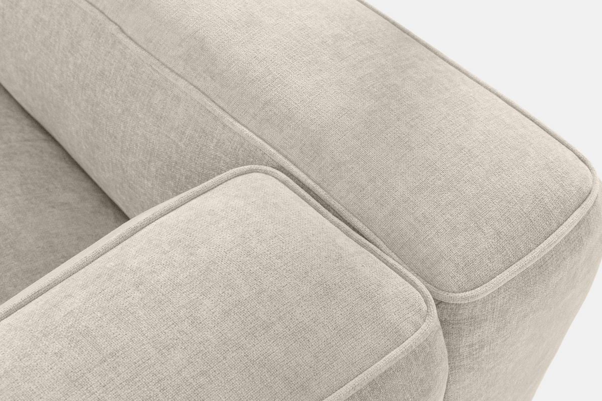 2-SITZER SOFA FUBBO, Ecru - Ecru, Holz/Holzwerkstoff (210/73/96cm) - KONSIMO®