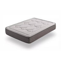 MATRATZE Palace Confort Multizone - 200X200 cm- Härtegrad H2/H3 - Grau, Textil (200/200cm) - Moonia