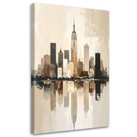 LEINWANDBILD Städte & Architektur 40x60cm - Beige, Textil (40/60cm) - Feeby