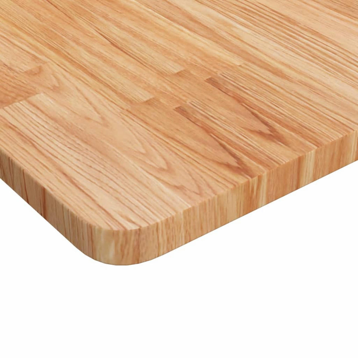 TISCHPLATTE Quadratisch Hellbraun 60/60/2,5Cm Behandelte Eiche - Braun, Holz (60/60/2.5cm) - vidaXL