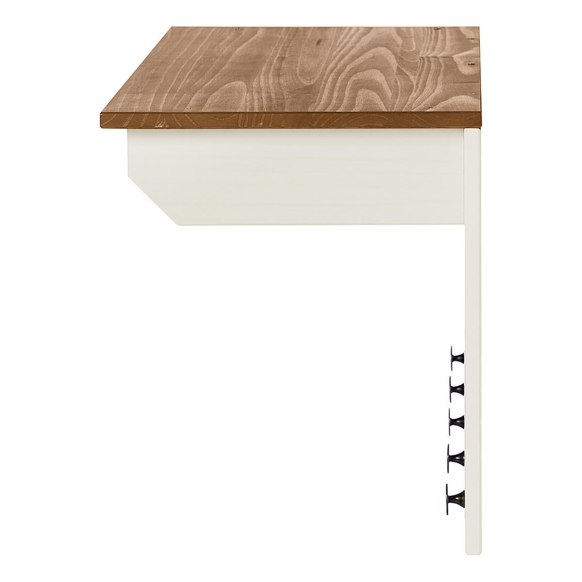 WANDGARDEROBE - Kiefer massi - Kieferfarben, Holz (90/42/35cm) - home24