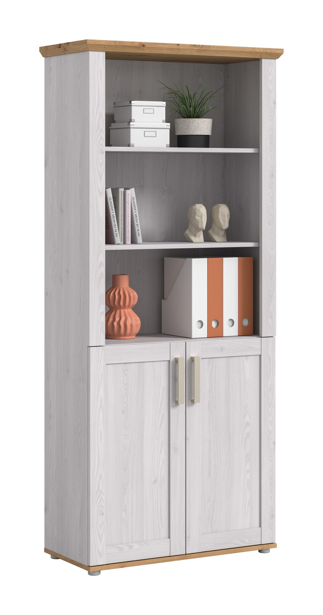 AKTENSCHRANK VERONA (B/H/T: ca. 84/193/39 cm) in Sibiu Lärche Nachbildung/Sibiu Lärche Nachbildung - Lärchefarben, Holzwerkstoff (84/193/39cm)
