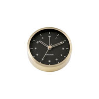 WECKER Gold 9/9 cm - Goldfarben, Metall (9/9/3cm) - KUNSTLOFT