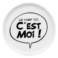 TELLER Coup Asterix - Le chef ici cest moi - Naturfarben, Keramik (20.2/20.2/2cm) - Könitz