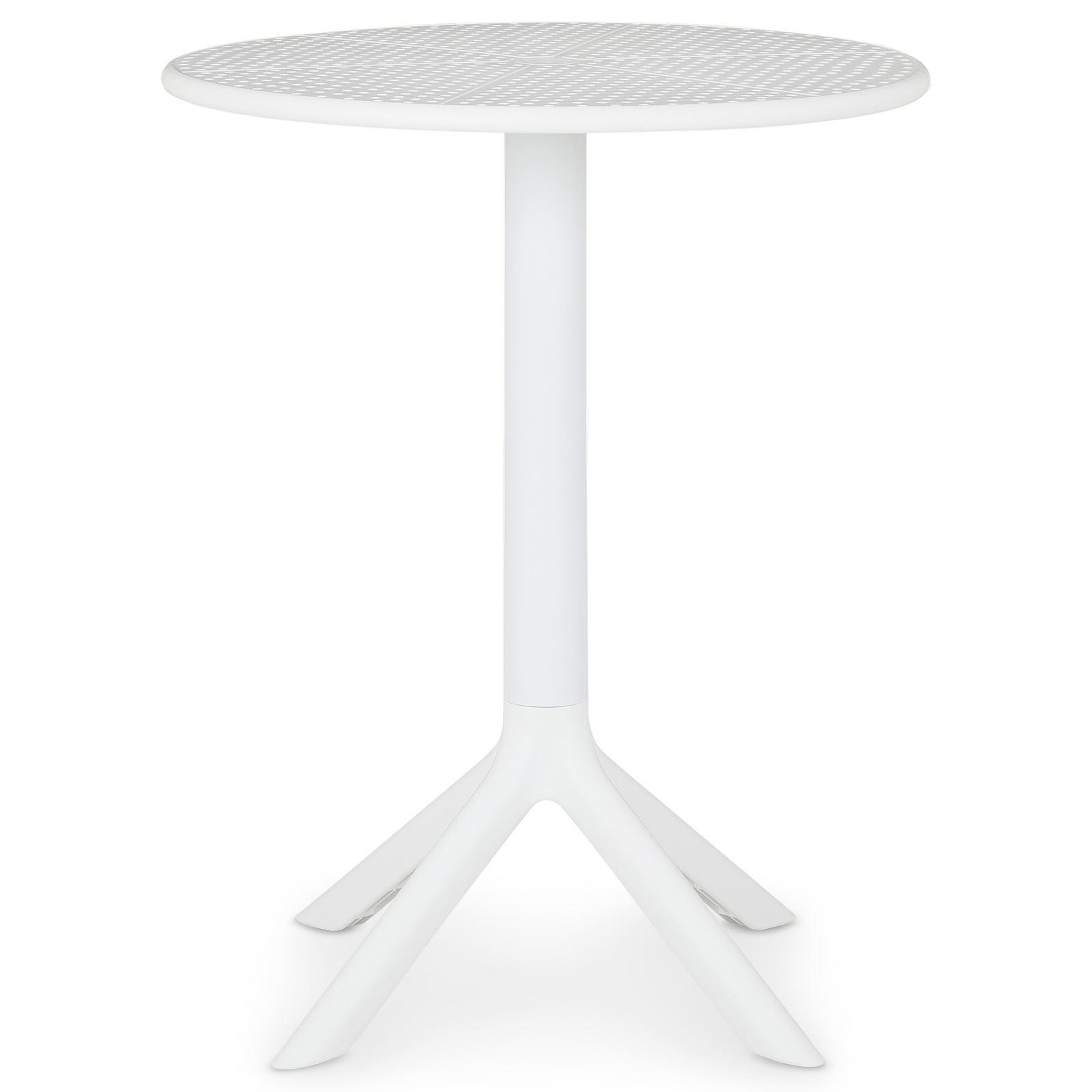 GARTENTISCH LUZ weiß - Weiß, Kunststoff (60/60/76cm) - IDIMEX