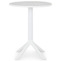 GARTENTISCH LUZ weiß - Weiß, Kunststoff (60/60/76cm) - IDIMEX