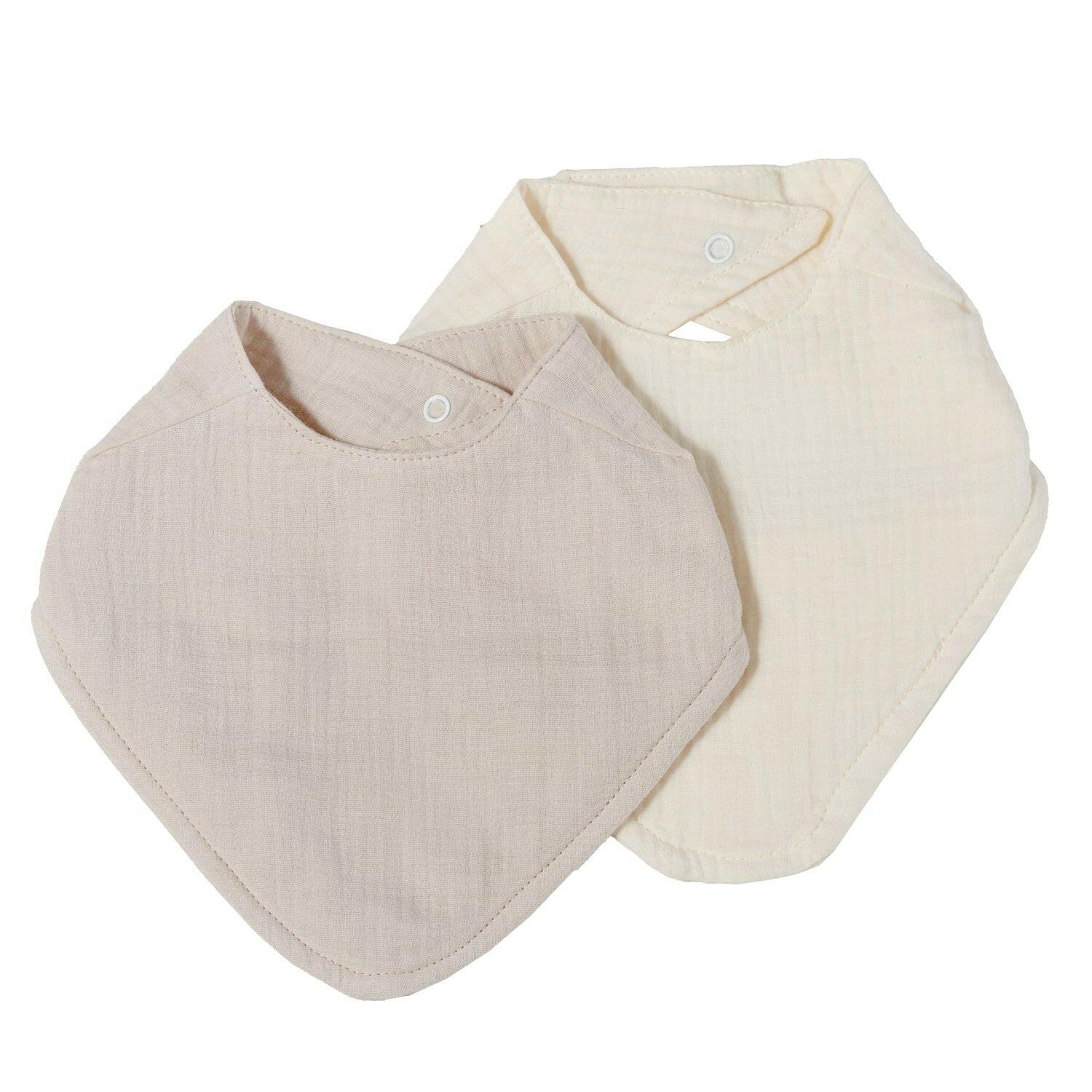 LÄTZCHEN-SET Musselin Sand & Natur - Beige, Textil (27/3/22cm) - nordic coast company