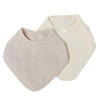 LÄTZCHEN-SET Musselin Sand & Natur - Beige, Textil (27/3/22cm) - nordic coast company