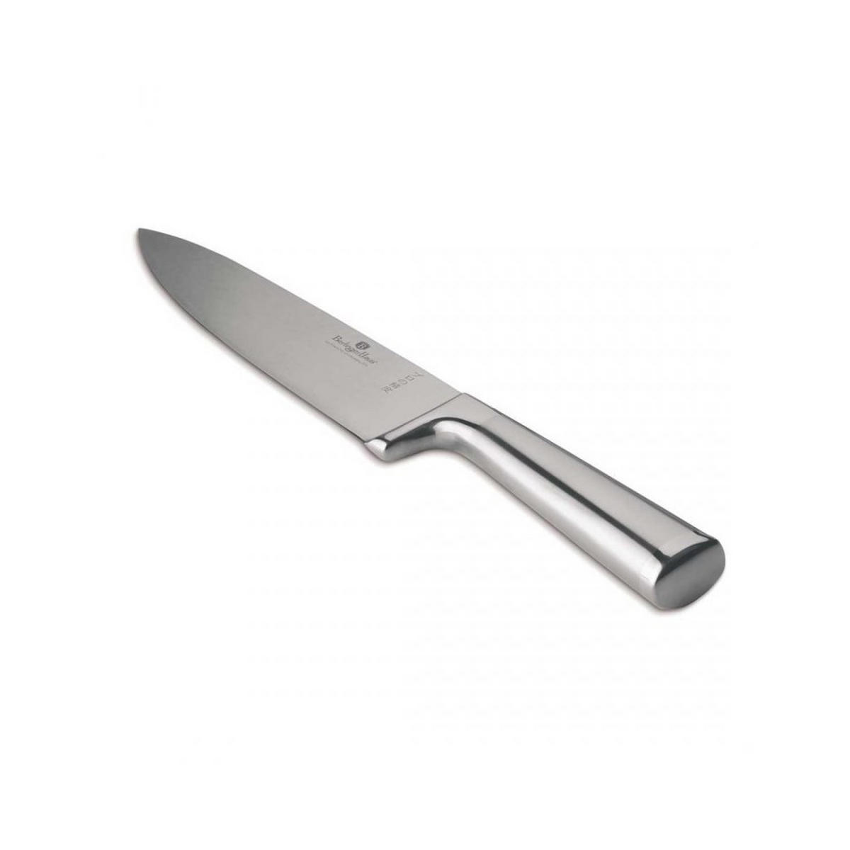 KOCHMESSER Silber 34/5/34 cm BH2822 - Silberfarben, Metall (34cm) - Berlinger Haus