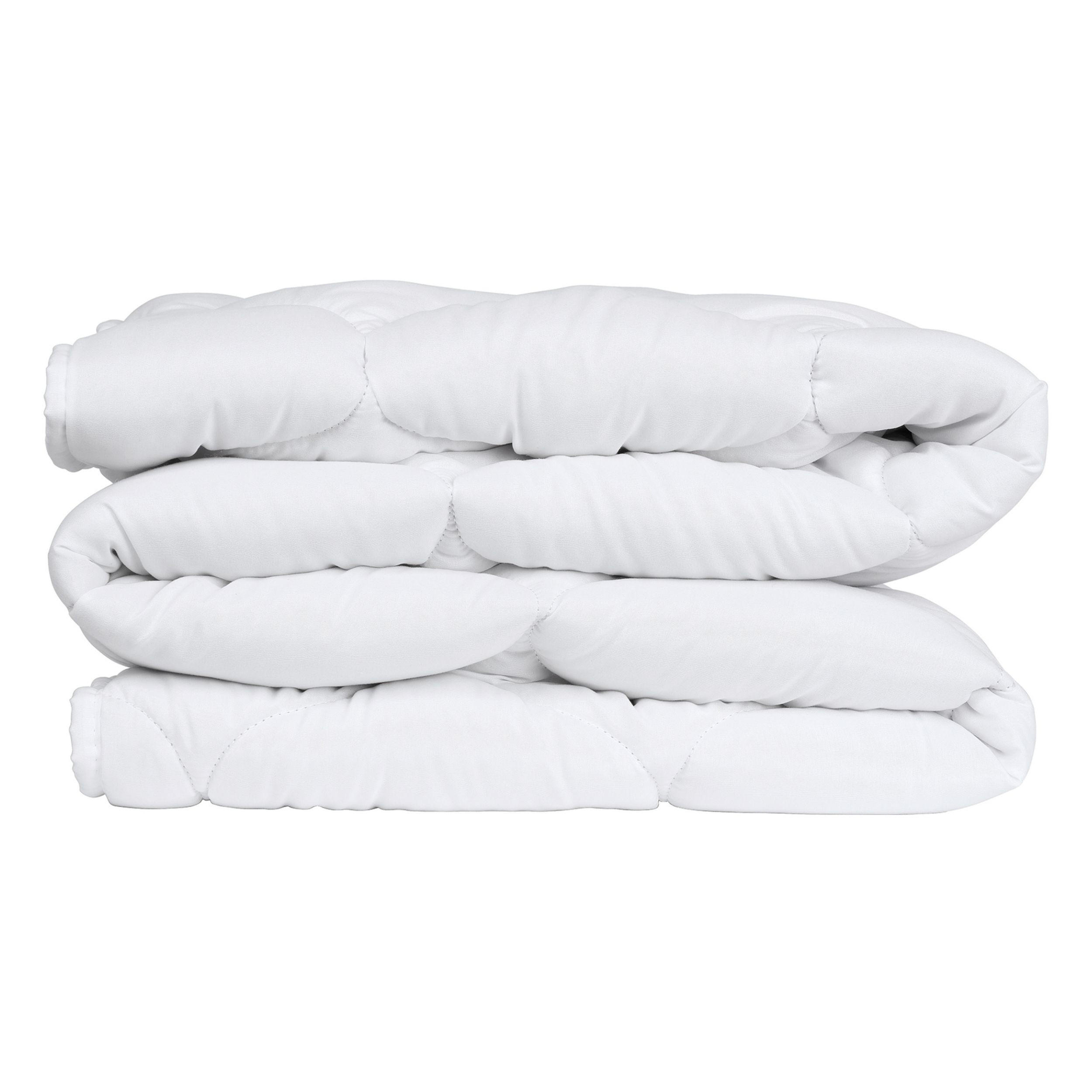 GANZJAHRESDECKE Chelsea - Mikrofaserbezug - Füllung aus recycelter, silikonisierter Polyester-Hohlfaser - 155x220 cm - Weiß - Weiß, Textil (155/220cm) - Uncover by Schiesser