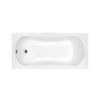 BADEWANNE Rechteck ARIA 170/70 mit Träger Ablauf Füße - Weiß, Kunststoff (70/55/170cm) - bad land