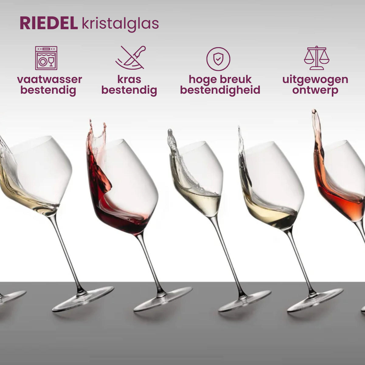 CHAMPAGNERGLAS Vinum Cuvée Prestige, hochwertiges Glas, 230 ml, 2er Set - Transparent, Glas (0.23L) - Riedel