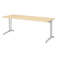 SCHREIBTISCH Serie-B 80/200/74 cm in Ahornfarben - Ahornfarben, Holzwerkstoff (80/200/74cm) - bümö