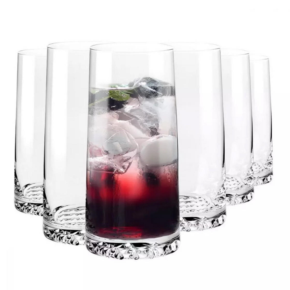 TRINKGLÄSER Fjord, 6er-Set, 480 ml - Transparent, Glas (0.48L) - Krosno Glass
